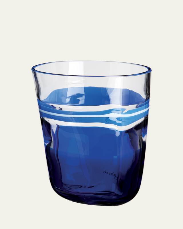 Bora Drinking Glass, Red/Green